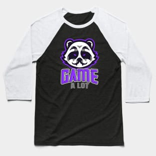 Panda Game A Lot Esport Logo Gamer Baseball T-Shirt